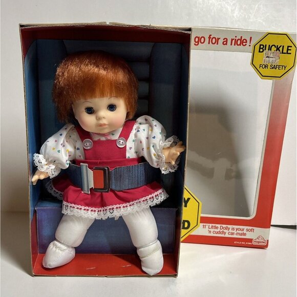 Vintage 1987 Eugene Doll Ginger Blue Sleppy Eyes Little Dolly On Board 11" - Picture 13 of 16